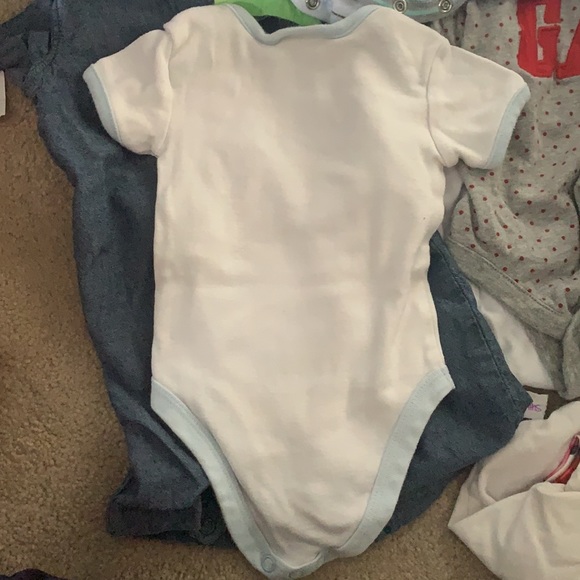 doggy newborn button up onesie - Picture 2 of 2